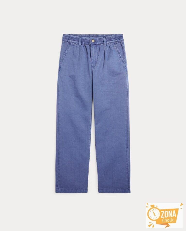 Chino de niño de algodón azul — 15,00€ € -84%