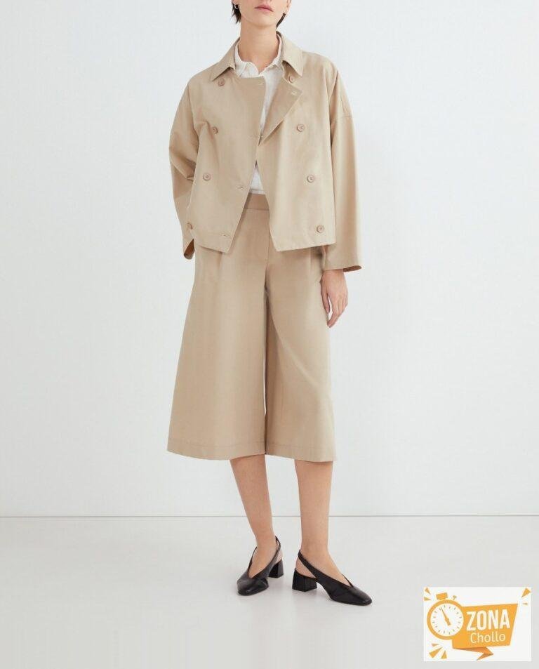 Pantalón ancho con bolsillos mujer — 27,00€ € -80%
