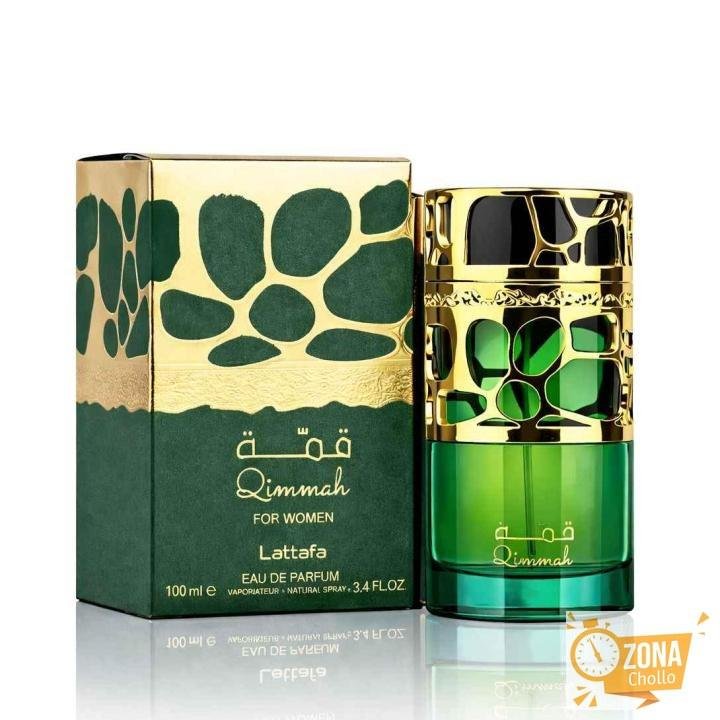 Perfumes árabes Lattafa Qimmah verde,Lattafa de mujer 100ml — 23 € en Miravia