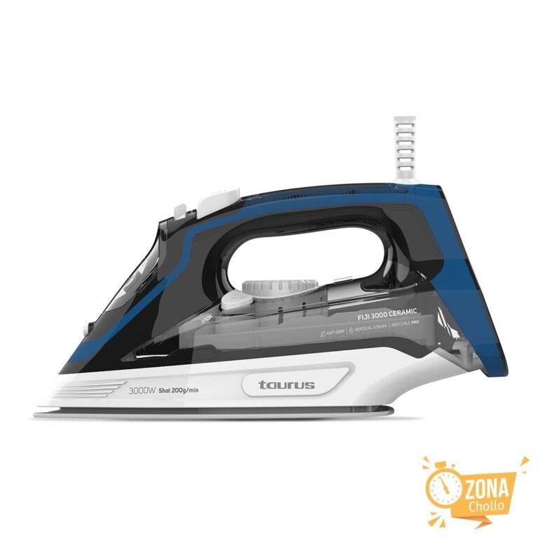 Plancha de vapor Taurus Fiji 3000 Ceramic – Azul / Negro · El Corte… — 4,96 € -89%