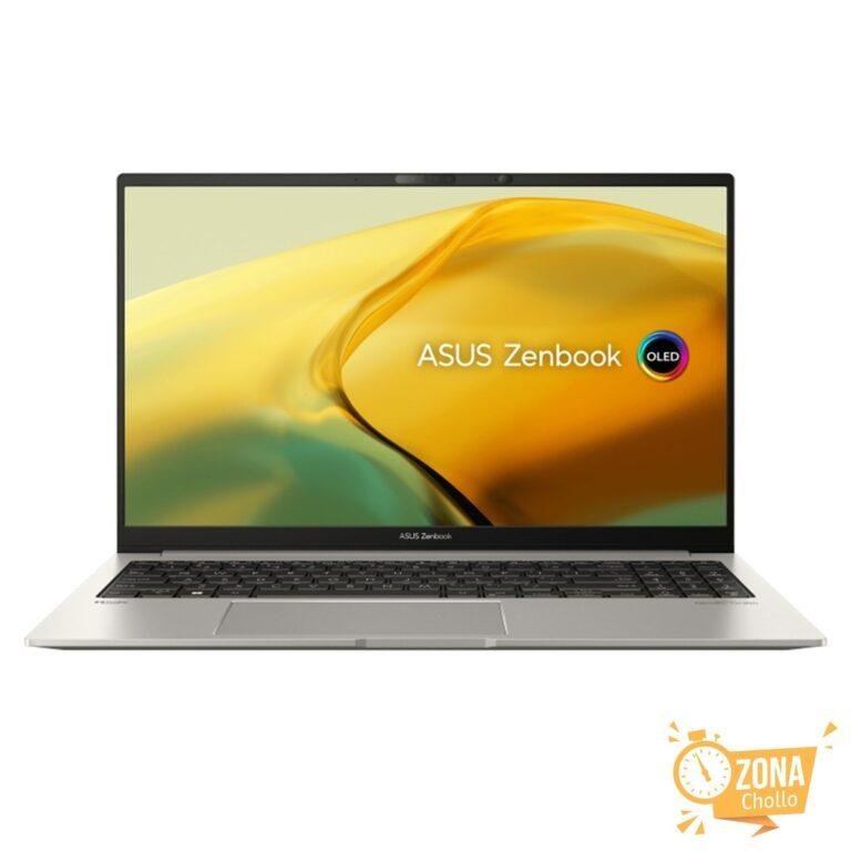 Portátil ASUS Zenbook 15 OLED UM3504DA-MA384W, Ryzen 7-7735U, 32GB — 424,15 € (-57 %) en El Corte Inglés
