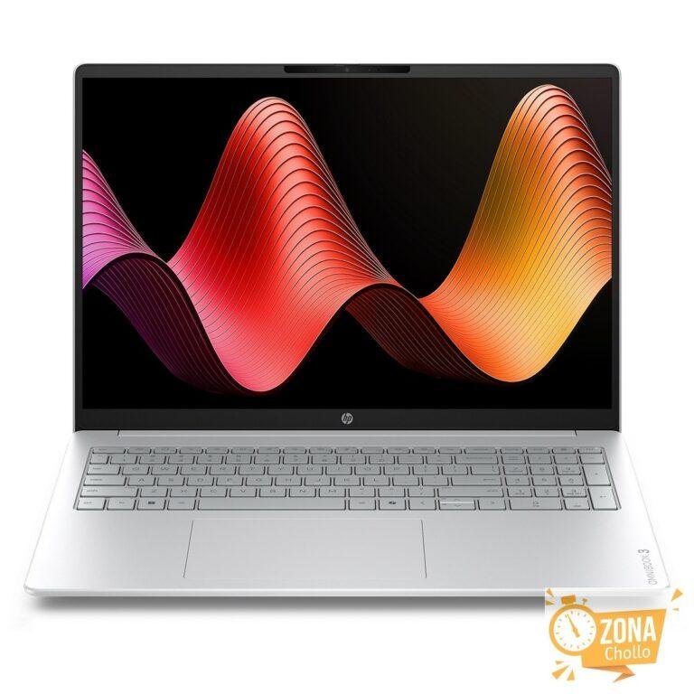 Portátil HP OmniBook 3 16-by0037ns, Ryzen 5-40, 16GB, 512GB SSD, 16″ — 299 € (-57 %) en El Corte Inglés