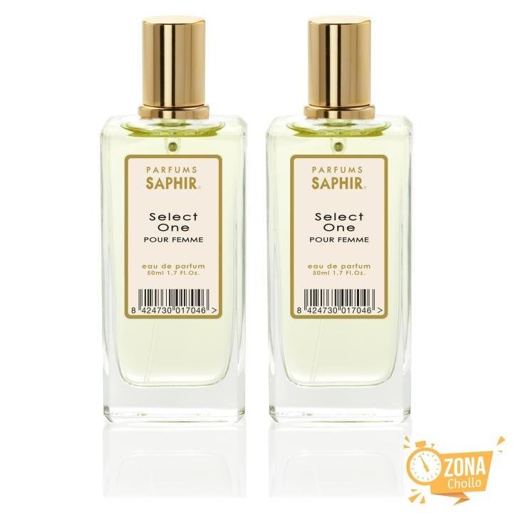 Saphir Select One Eau de Parfum Mujer 50 ml – Pack 2 Unidades — 32.99 € en Miravia