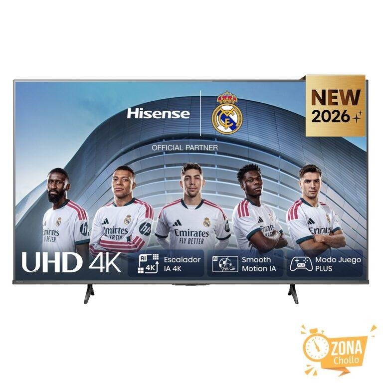 TV LED 55″ (139 cm) Hisense 55A6S UHD 4K Smart TV con IA — 169 € (-59 %) en El Corte Inglés