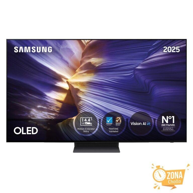 TV OLED 163cm (65″) Samsung TQ65S93FATXXC 4K Vision AI PANTONE Smart — 499 € (-63 %) en El Corte Inglés