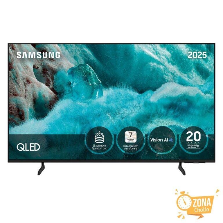 TV QLED 127cm (50″) Samsung TQ50Q7FAAUXXC 4K Vision AI Quantum dot — 199 € (-52 %) en El Corte Inglés