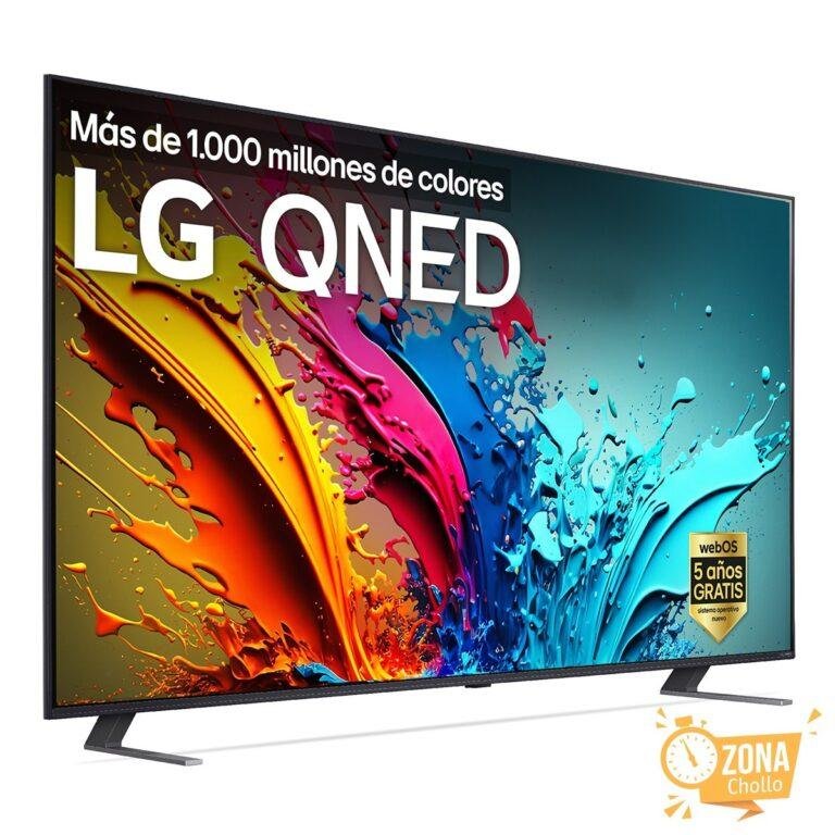TV QNED 164cm (65″) LG 65QNED85T6C 4K con Smart TV WebOS24 — 279 € (-61 %) en El Corte Inglés