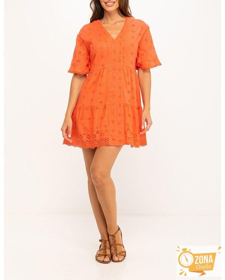 Vestido color teja — 19,95€ € -82%