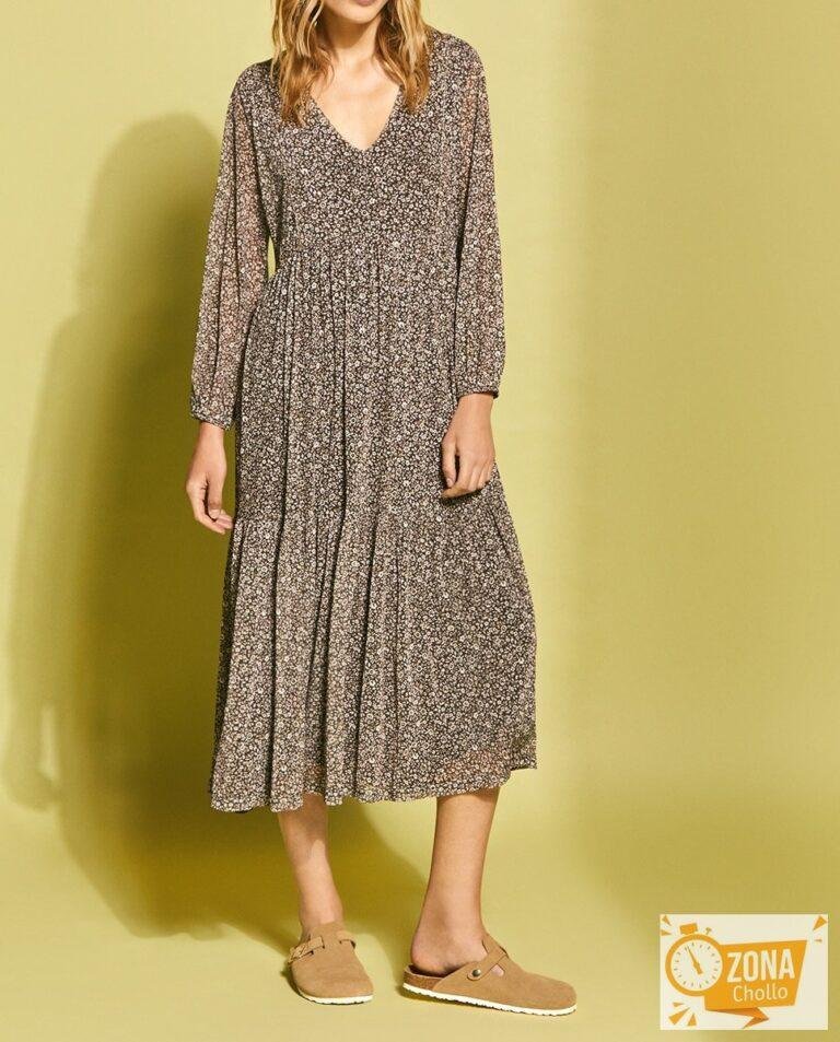 Vestido de punto manga larga — 12,00€ € -83%