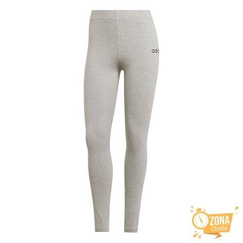 adidas Mujer Essentials Linear Cotton Leggings Tights, Medium Grey