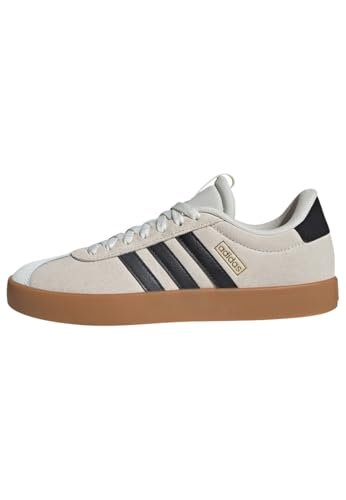 adidas Mujer VL Court 3.0 Shoes, Off White/Grey Six/Gold Metallic, 36
