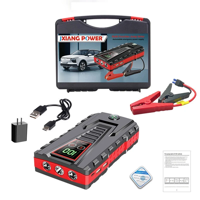 Arrancador de coche portátil de 12V a -12%