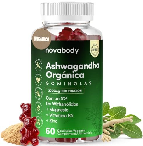 ASHWAGANDHA GOMINOLAS 2000MG 100% NATURAL Y VEGANA
