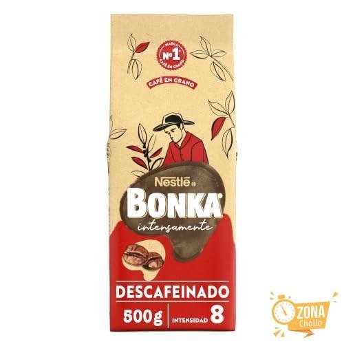 Bonka Café Grano Descafeinado 500 g | Café en grano descafeinado