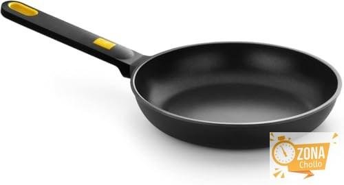 BRA Daily Pro | Sartén 22 cm, Inducción | Negro y amarillo, aluminio