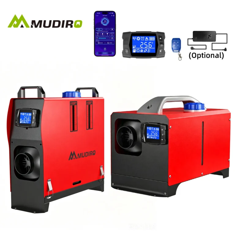 CALENTADOR DIÉSEL MUDIRO 8KW CON BLUETOOTH Y CONTROL REMOTO