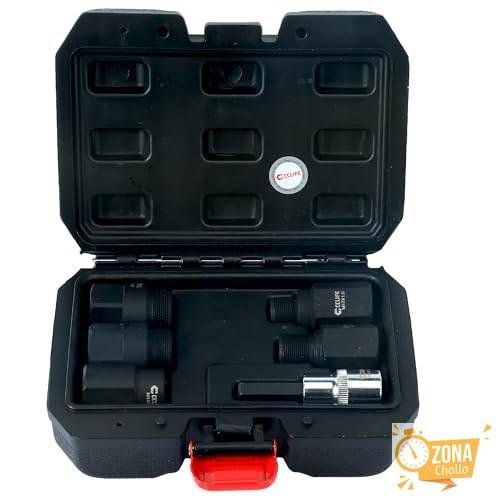 CCLIFE Kit de extracción de inyectores de 6 piezas, herramienta