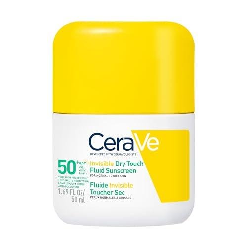 CeraVe, Fluido Protector Invisible Oil Control SPF 50+, UVB + UVA, 50