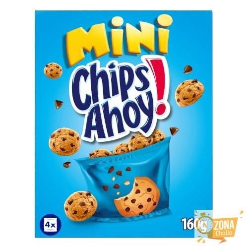 Chips Ahoy Mini Galletas Cookies, Dulces Pepitas de Chocolate, 160g |