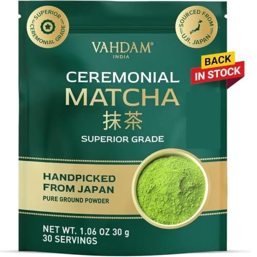 CHOLLO TOP EN VAHDAM MATCHA CEREMONIAL DE 30 G