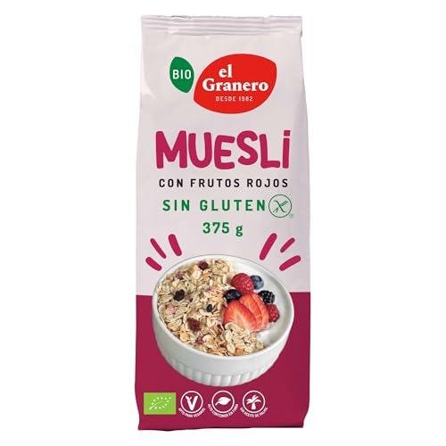 El Granero Integral Muesli Frutos Rojos Sin Gluten Bio 375 g