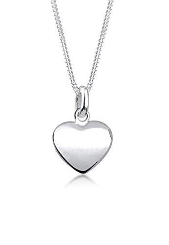 Elli Collar Mujer Colgante Corazón de Filigrana en Plata Esterlina 925