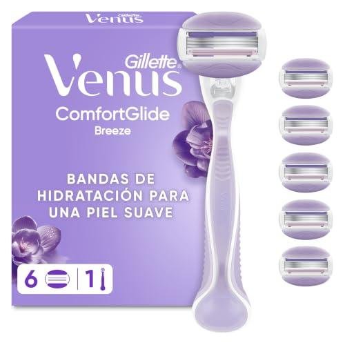 Gillette Venus ComfortGlide Breeze Máquinilla de Afeitar Mujer, 6
