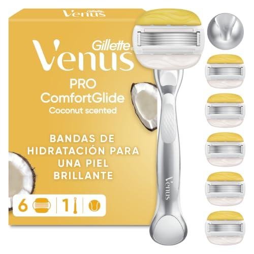 Gillette Venus Pro Comfortglide Maquinilla de Afeitar Mujer con 6