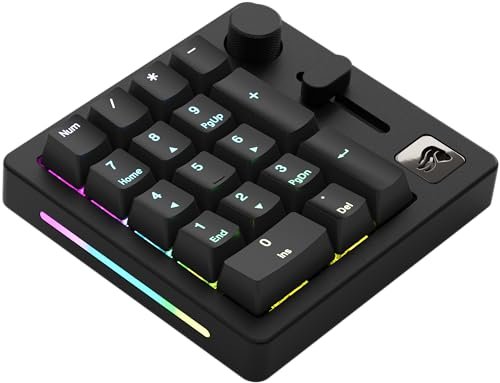 Glorious Gmmk Macro Numpad Teclado Inalámbrico Bluetooth (Negro)
