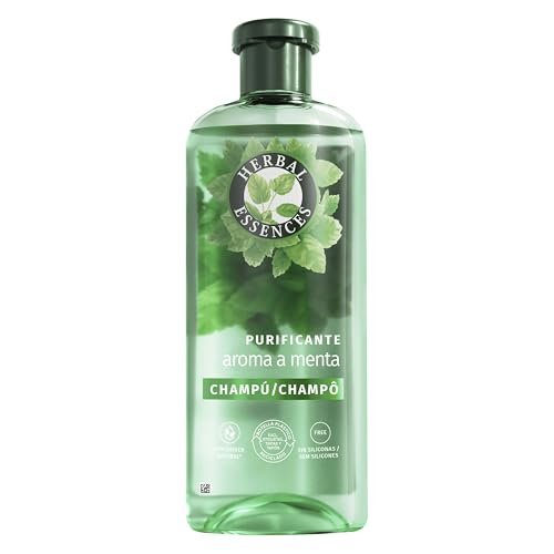 Herbal Essences Menta Champú Purificante, Todo Tipo de Pelo, Vegano