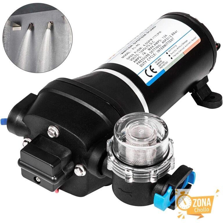 SucceBuy Bomba de Agua de Diafragma de 12V, 10L/Min 17PSI, 17L/Min… — 60,99 €