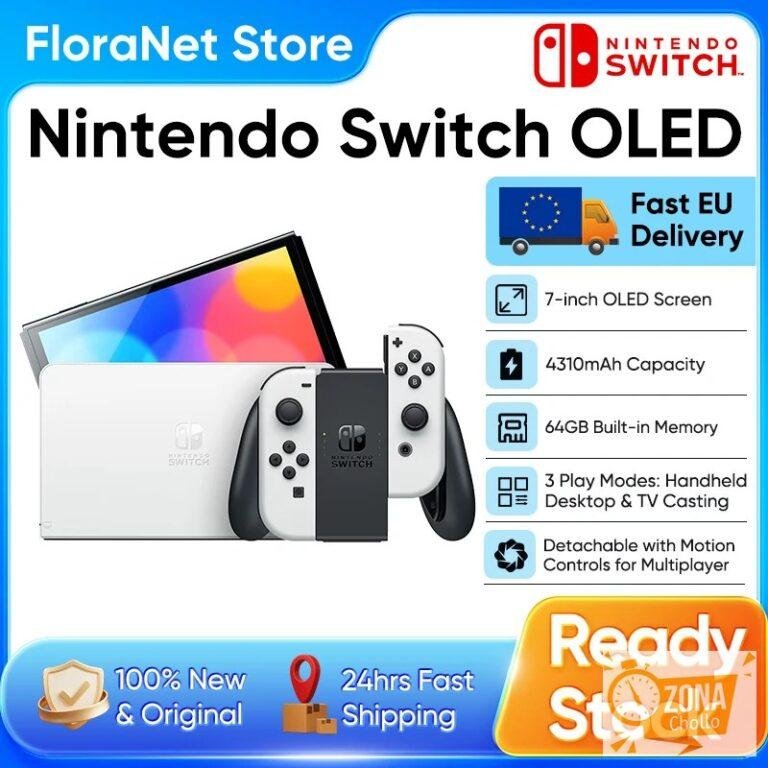 Nintendo Switch Modelo OLED Pantalla de 7 pulgadas Joy‐Con Mango… — 261,46 €