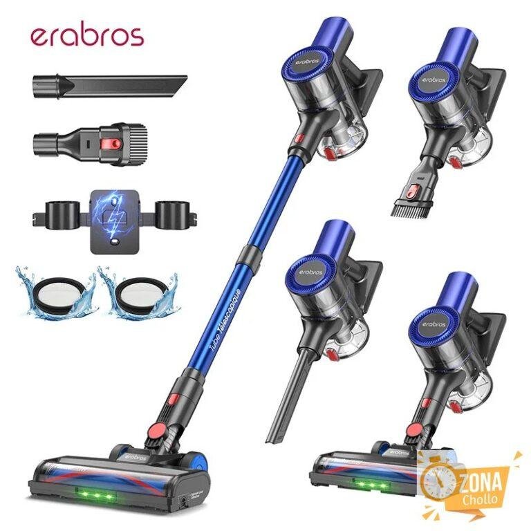 Aspiradora Inalámbrica Erabros EV2, 450W Aspiradora sin cable, 55Kpa — 80.39 EUR € en AliExpress