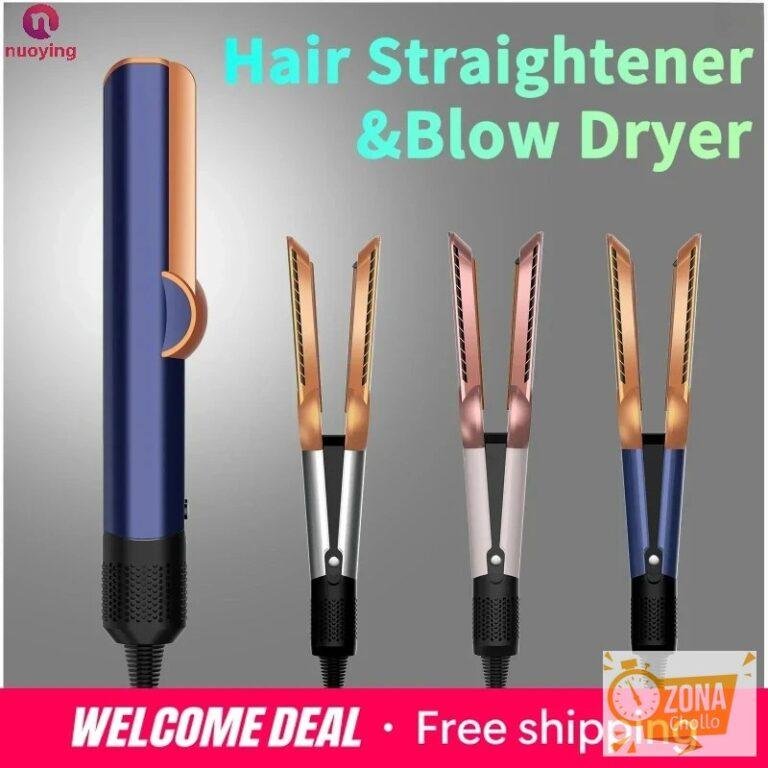 Plancha de pelo profesional 2 en 1 y secador de pelo, plancha plana — 41,41 € en AliExpress
