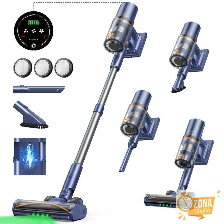 Aspiradora Inalámbrica Laresar V11 NEW- 75000PA Alta Succión, 90… — 145,99 €