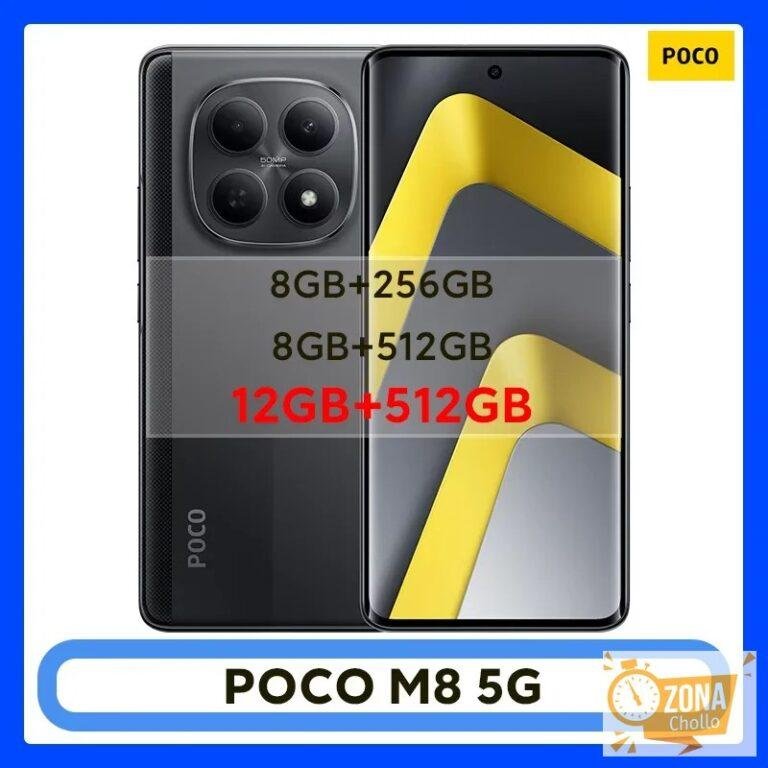 Versión global POCO M8 5G Snapdragon 6 Gen 3 Smartphone Pantalla… — 240,07 EUR €