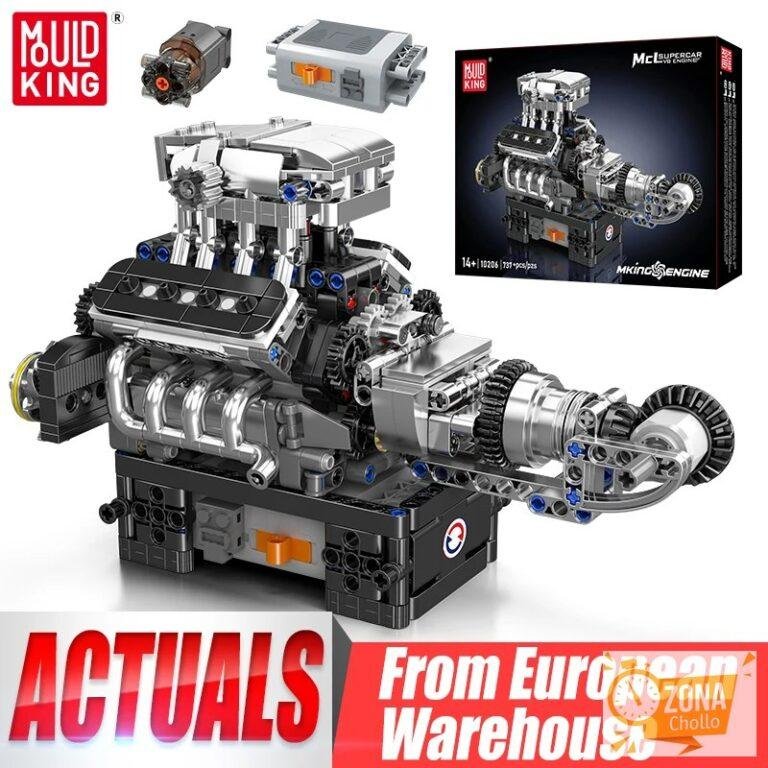 Mould King 10206, Bloques de Construcción del Motor V8 del Superauto — 24,26 € en AliExpress