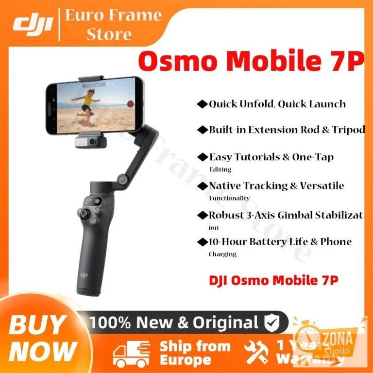 DJI Osmo Mobile 7P, estabilización robusta de 3 ejes, 10 horas de… — 139,94 €