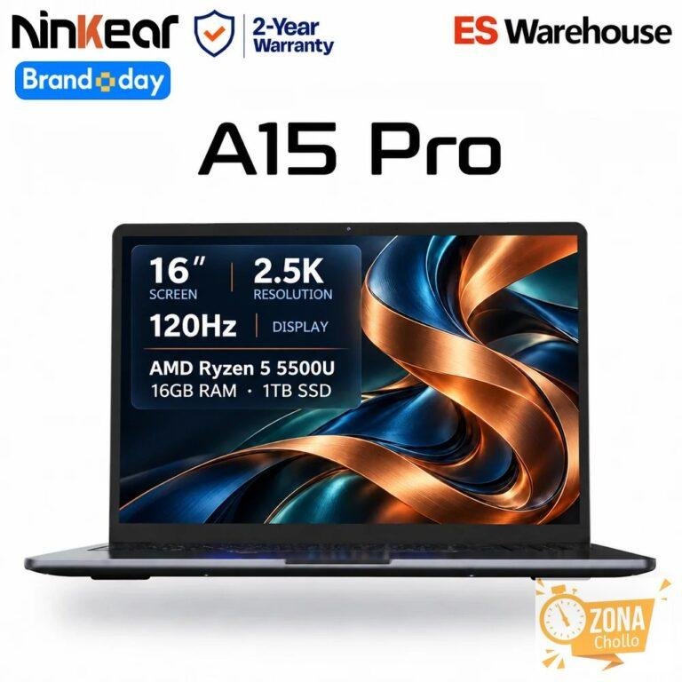 Ninkear A15 Pro Portátil AMD Ryzen 5 5500U 16 Pulgadas Pantalla IPS — 414,93 € en AliExpress