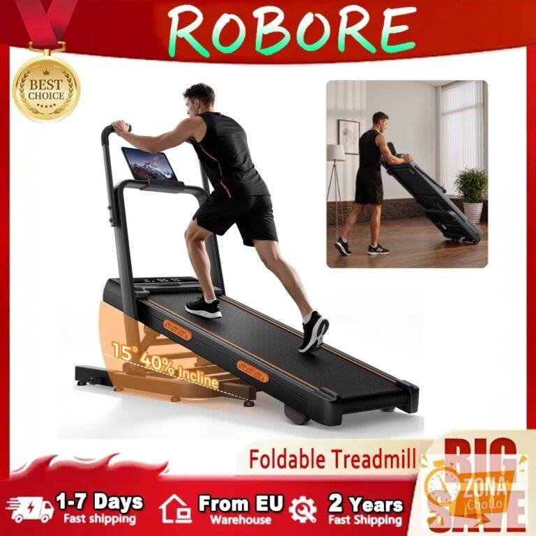 Caminadora ROBORE X5FD con Inclinación Real de 0-40%, Pasamanos — 189,09 € en AliExpress