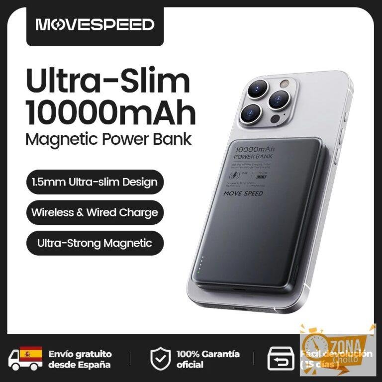 MOVESPEED S10 10000mAh Power Bank Carga Rapida 20W PD USB-C Bateria — 22,03 € en AliExpress