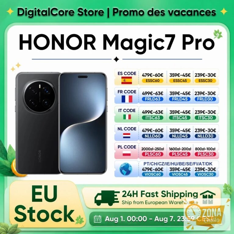 NUEVO Teléfono Inteligente HONOR Magic7 Pro 5G 2025, Snapdragon 8… — 665.31 EUR €