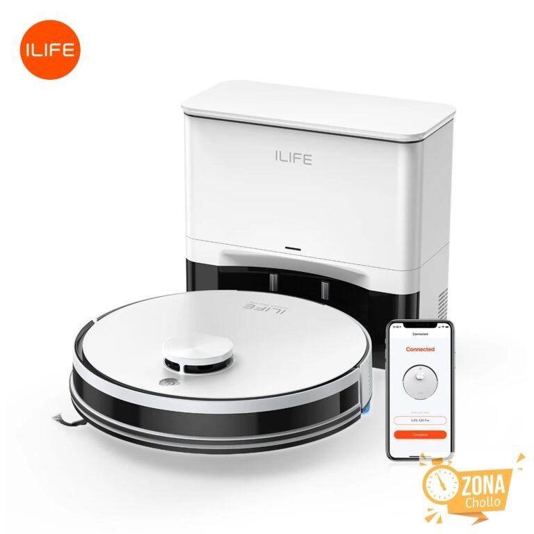 Aspiradora Robot ILIFE A30 Pro con Estación de Autovaciado — 136.47 EUR € en AliExpress