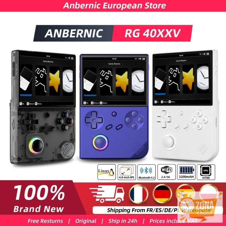 ANBERNIC RG40XXV Consola de juegos portátil retro Linux de 64 bits — 55.56 EUR € en AliExpress