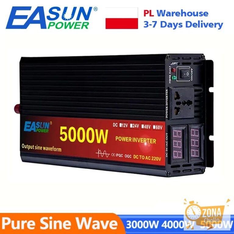 Easun Power Inversor de onda sinusoidal pura 3000W 4000W 5000W — 71,00 € en AliExpress