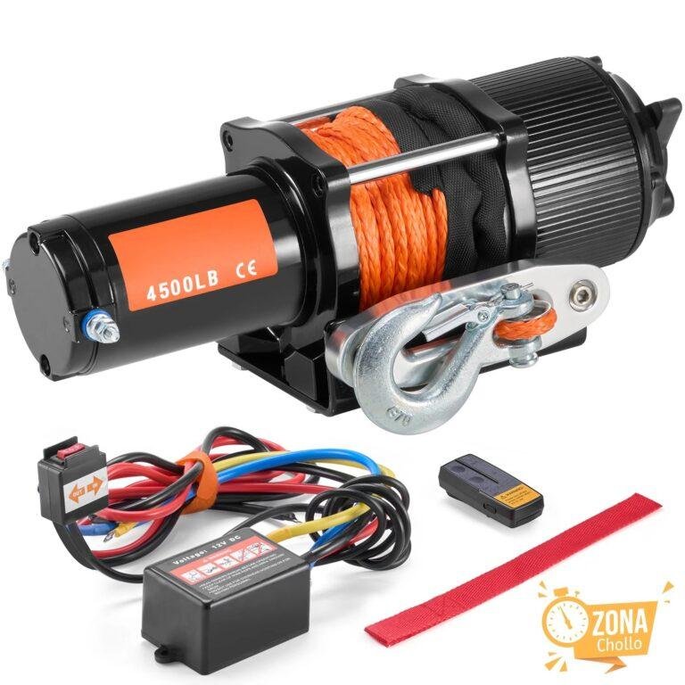 SucceBuy Cabrestante eléctrico ATV/UTV de 4500 libras, 12 V, con… — 105,39 €