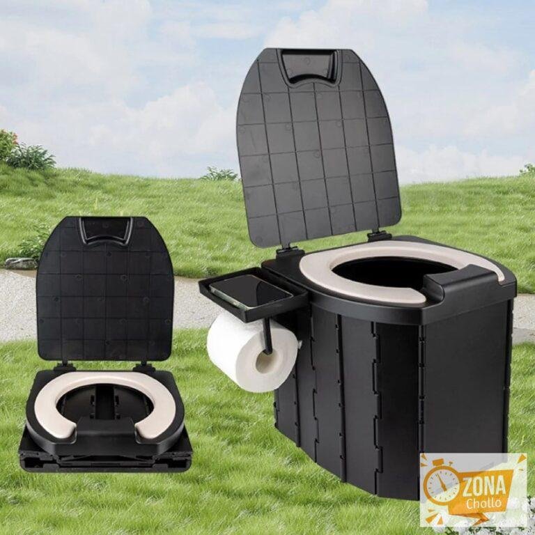 Inodoro plegable, portátil, plegable, caja de almacenamiento… — 26,33 €