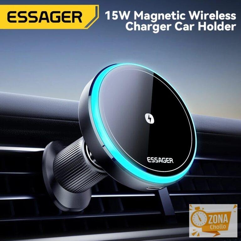 Soporte magnético para teléfono de coche Essager, cargador… — 14,48 €
