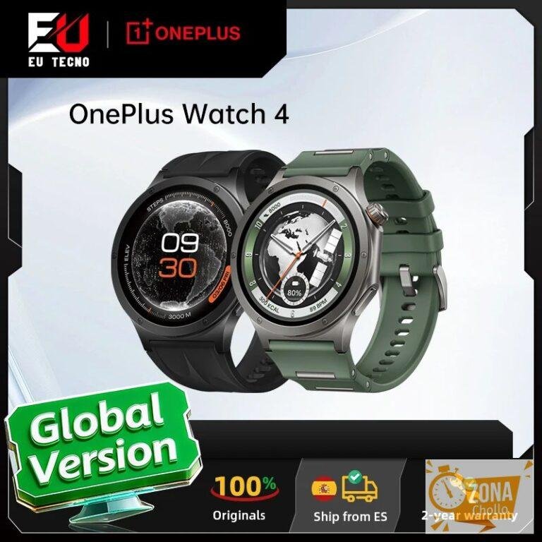 Versión global del reloj inteligente OnePlus Watch 4, 1,5 pulgadas… — 190,16 €