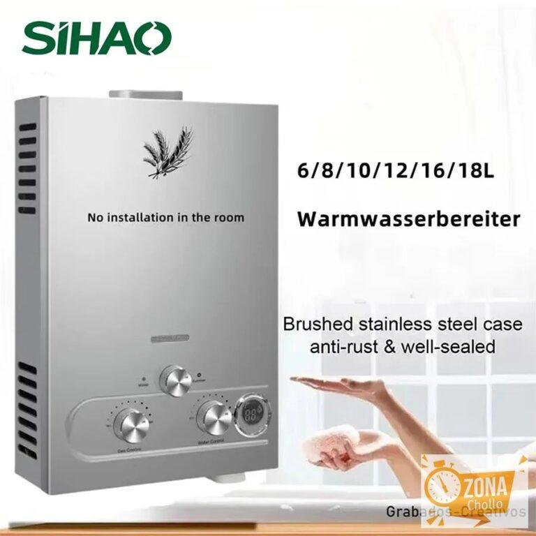 Calentador de Agua a Gas SIHAO de 6L 8L 10L 12L 16L 18L, Sistema — 102,39 € en AliExpress